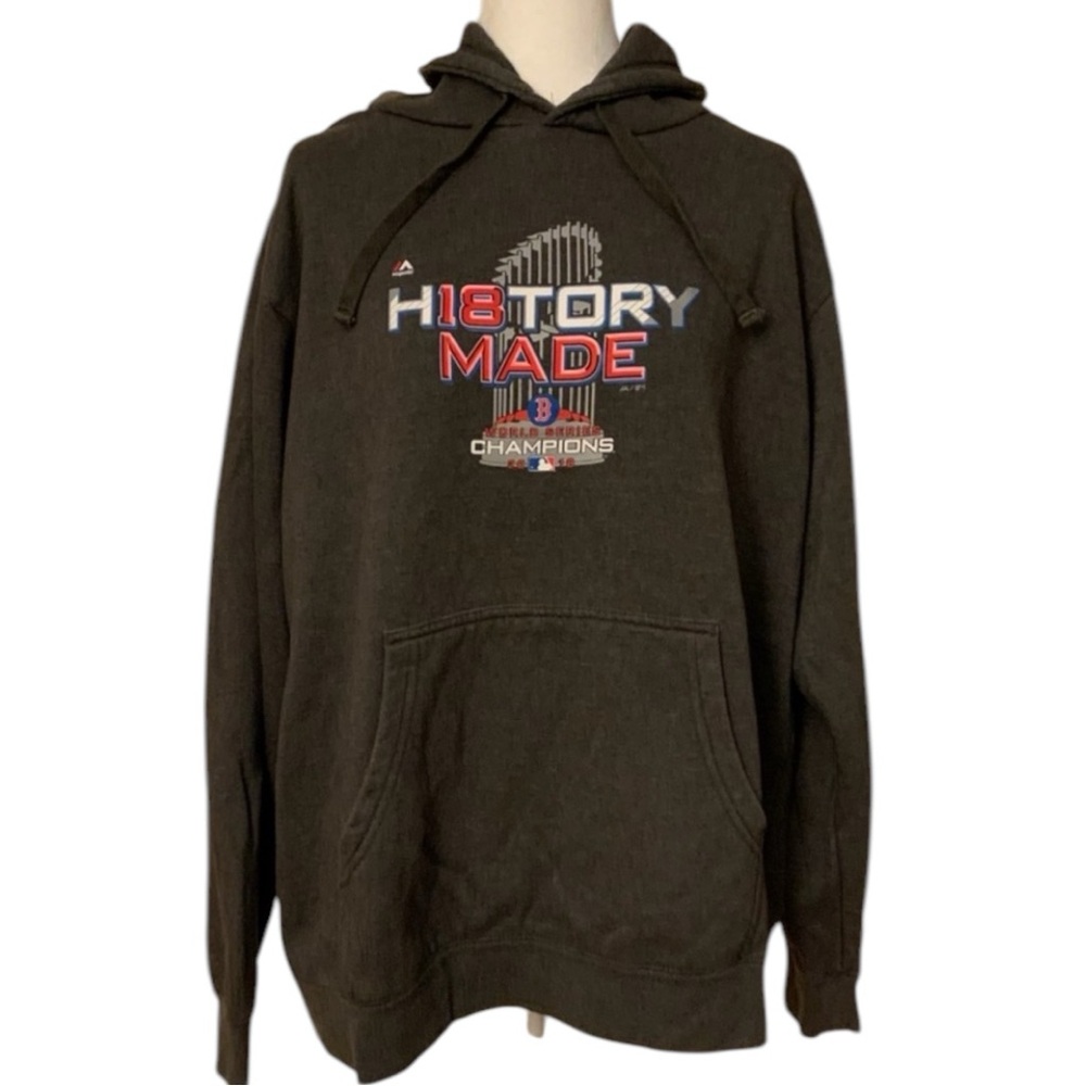 Majestic MLB Boston Red Sox 2018 World Series Champions Hoodie - Men’s Size XL!